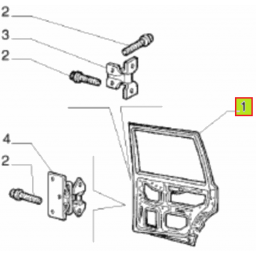 PUERTA TRAS. IZQUIERDA -ORIGINAL-