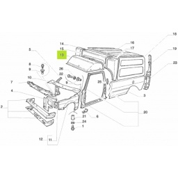 TECHO CABINA (FURGON) -ORIGINAL-