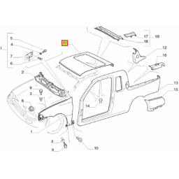 TECHO CABINA EXTENDIDA -ORIGINAL-