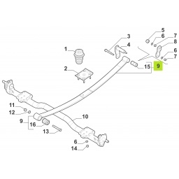 ELASTICO TRASERO IZQ.DER. -ORIGINAL-