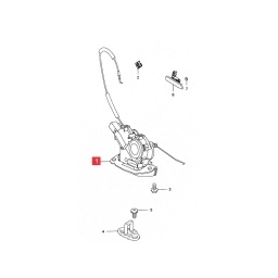 CERRADURA PORTON TRASERO SUP. -ORIGINAL-