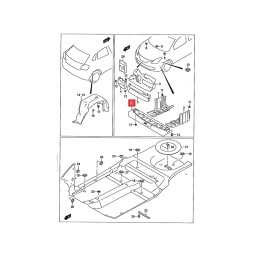 DEFLECTOR CENTRAL PARAGOLPE DELT. -ORIGINAL-