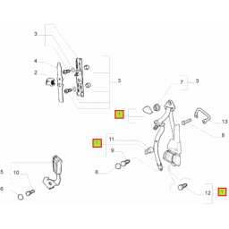 CINTO DE SEGURIDAD PIROTECNICO IZQ. (TRW) -ORIGINAL-