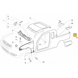 LATERAL IZQ. CABINA CORTA -ORIGINAL-