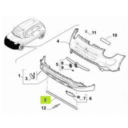 SPOILER PARAGOLPE DELT. -ORIGINAL-