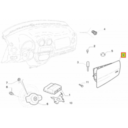 AIRBAG PASAJERO (TAKATA) -ORIGINAL-