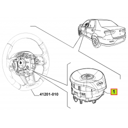 AIRBAG CONDUCTOR (TAKATA) -ORIGINAL-