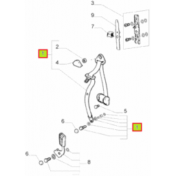 CINTO DE SEGURIDAD PIROTECNICO IZQ. (CHRIS) -ORIGINAL-