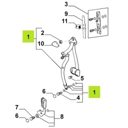 CINTO DE SEGURIDAD PIROTECNICO DER. (CRHIS) -ORIGINAL-