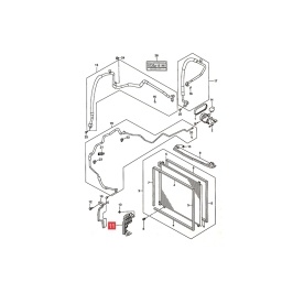 SOPORTE CONDENSADOR IZQ. -ORIGINAL-