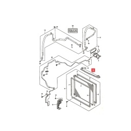 SOPORTE CONDENSADOR INFERIOR -ORIGINAL-