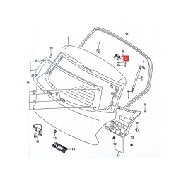 BISAGRA PORTON TRAS. IZQ./DER. -ORIGINAL-