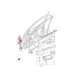 BISAGRA PUERTA DELT. DER. SUPERIOR -ORIGINAL-