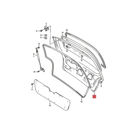 PORTON TRASERO C/AGUJ. LIMPIA VIDRIO  -ORIGINAL-