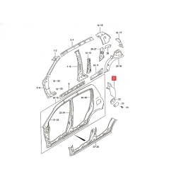 ALOJAMIENTO FARO TRASERO IZQ. -ORIGINAL-