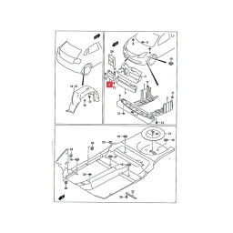 SOPORTE INTERIOR CARETA (INF-DER.) -ORIGINAL-