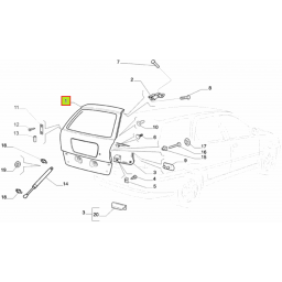 PORTON TRASERO -ORIGINAL-